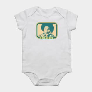 Bell Hooks // Retro Style Feminist Icon Design Baby Bodysuit